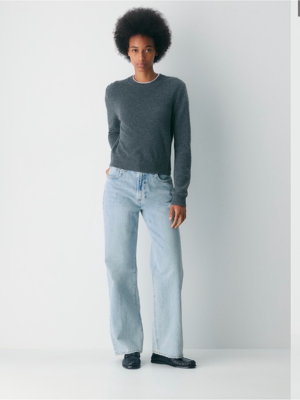 Aritzia Denim Forum The Farrah High Rise Wide Jean 24 NWT